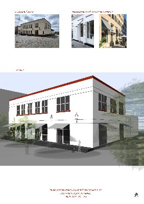 Holešovický dvorek - studie rekontrukce Hal 27 a 28 v Pražské tržnici